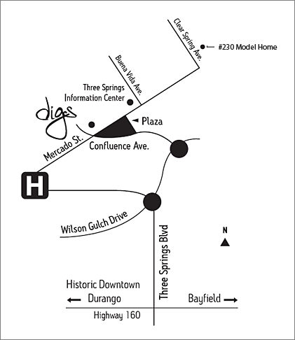 Three Springs Plaza Events Map